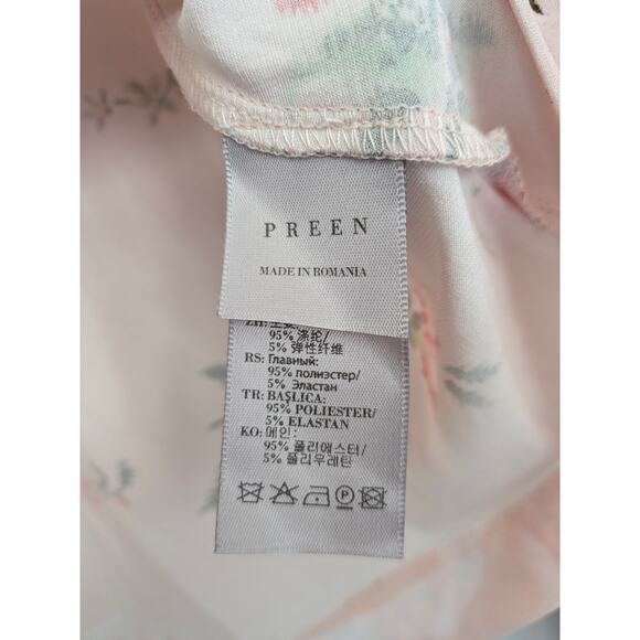 NWT Preen by Thornton Bregazzi Misha Top Pink Blouse Size XL Stretch Crepe $498 - Picture 7 of 10